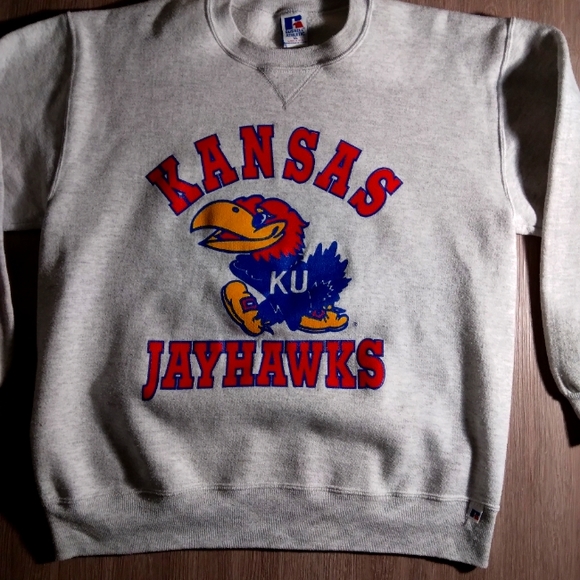 Kansas jayhawks sweatshirt. - Picture 7 of 8